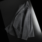 高端精纺羊毛 两粒扣商务休闲西服 秋冬男士 双面呢 温暖舒适