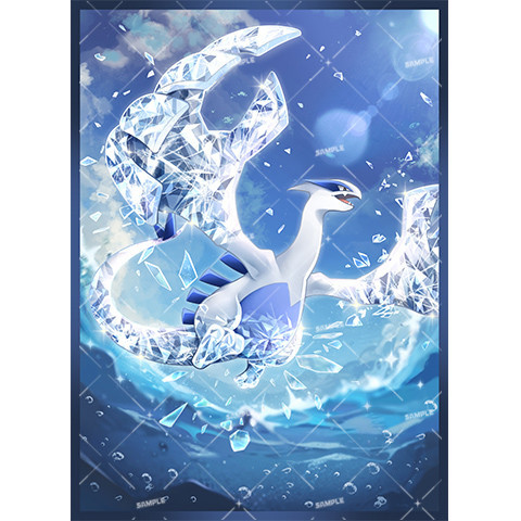 ptcg卡套宝可梦洛奇亚彩窗牌套