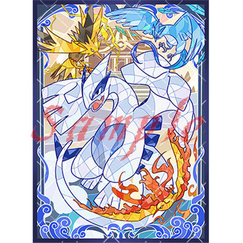 PTCG卡套洛奇亚三圣鸟VSTAR