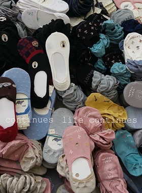 新款现货春夏女生隐形袜短筒船袜可爱卡通风舒适透气亲肤吸汗短袜