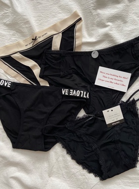 夏季纯欲内裤女生薄款性感纯棉档新颖简约低腰清凉冰丝少女三角裤