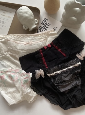 特价杂款断码女士内裤蕾丝纯棉包臀少女三角裤低腰可爱蕾丝边内内