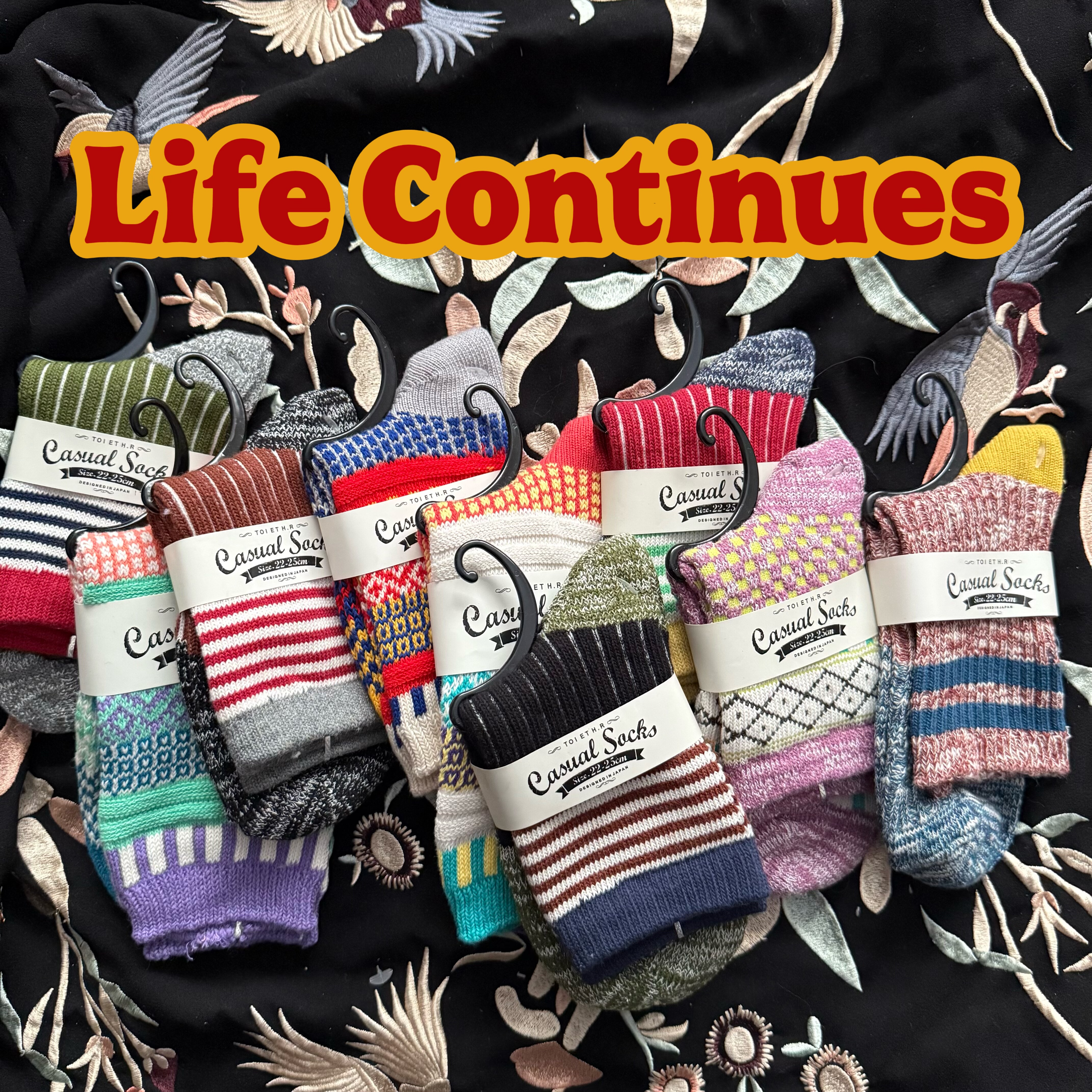 冬季民族风中筒袜情侣袜加厚保暖