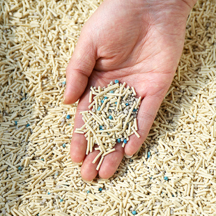 猫砂低尘混合豆腐砂猫沙6L膨润土吸水结团猫砂大袋猫咪用品包邮