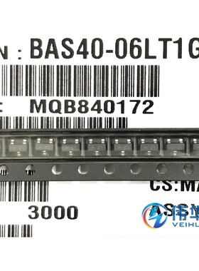 贴片肖特基二极管 BAS40-06LT1G BAS40-06 L2 SOT-23 现货 100只