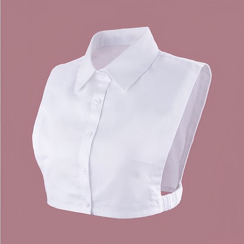 衬衫假领子女士衬衣领假领棉百搭工装毛衣卫衣内搭职业假衣领大码