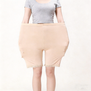 打底保险短裤 胖mm加肥加大码 安全裤 女夏防走光五分长款 莫代尔薄款