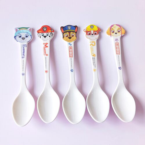汪汪队希尔3岁辅食吃饭长柄勺子
