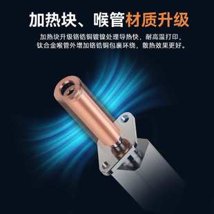 高速陶瓷热端挤出头打印套件适用Ender3 2.0升级款 Voron