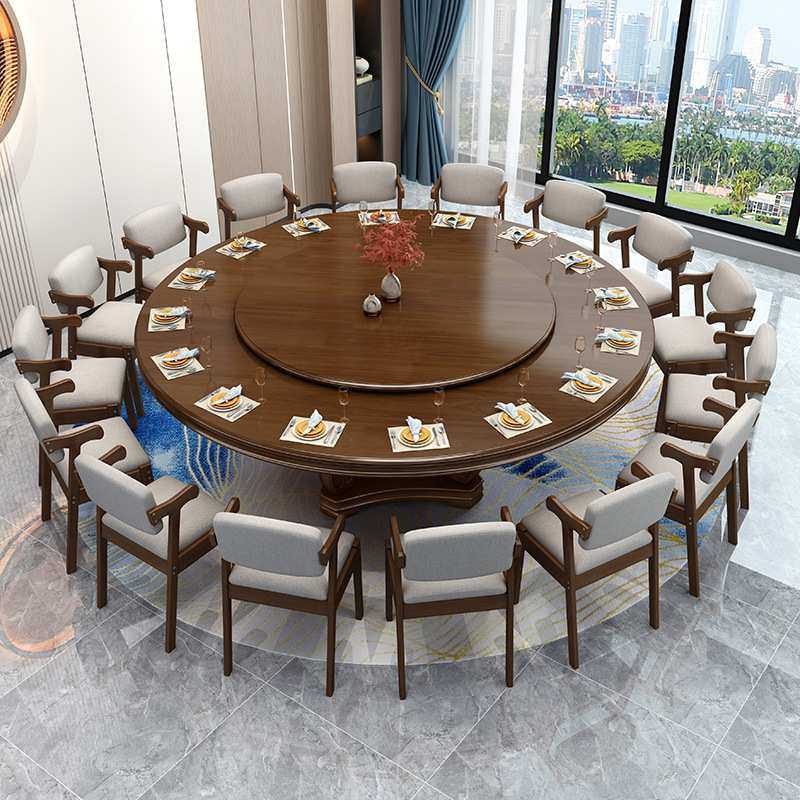 实木圆桌餐桌椅组合现代简约带转盘家用圆台饭店中式凤尾餐厅桌子,鲜花速递/花卉仿真/绿植园艺,割草机/草坪机,淘宝优惠券,粉丝福利购,淘宝优惠卷