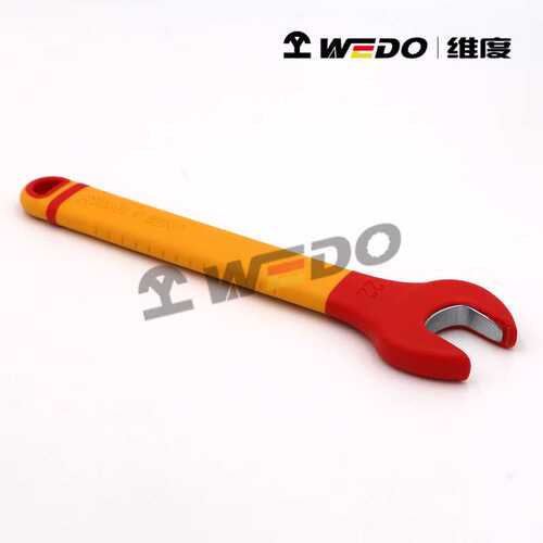 WEDO维度绝缘工具VDE认证工具绝缘注塑单头呆扳手IN529