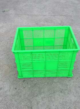 厂销蓝色755塑料周转筐 绿色加厚周转框 大号服装筐 颜色可生产