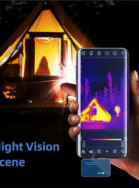 TOOLTOP T7 256*192 安卓插卡式热成像相机 25Hz 拍照 支持多语言