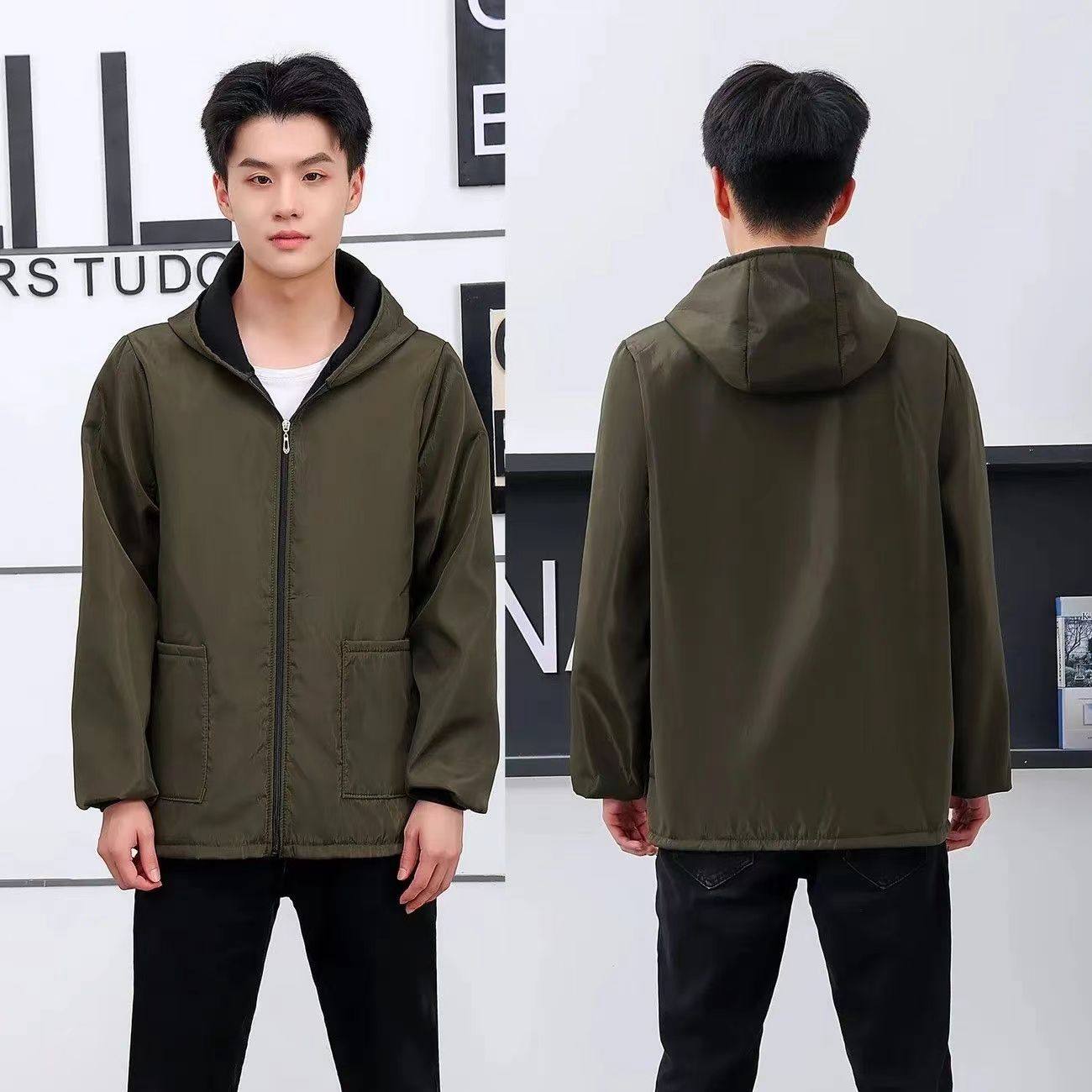 加绒加厚短款罩衣防水防油耐脏工作服男女干活外套厨房围裙,男装,工装制服,淘宝优惠券,粉丝福利购,淘宝优惠卷