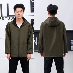 加绒加厚短款 罩衣防水防油耐脏工作服男女干活外套厨房围裙