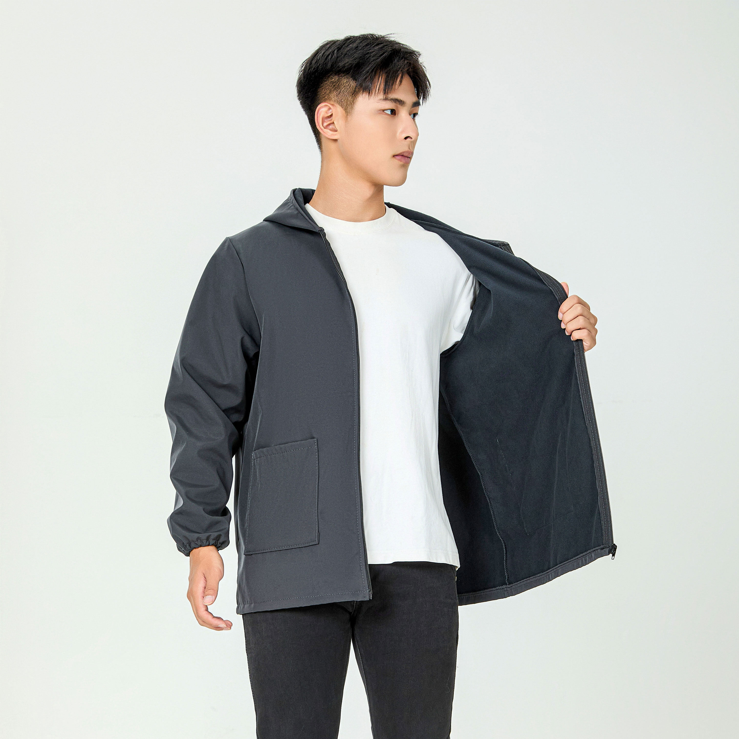 秋冬加绒加厚短款罩衣防水防油耐脏工作服男女干活外套厨房围裙,男装,工装制服,淘宝优惠券,粉丝福利购,淘宝优惠卷