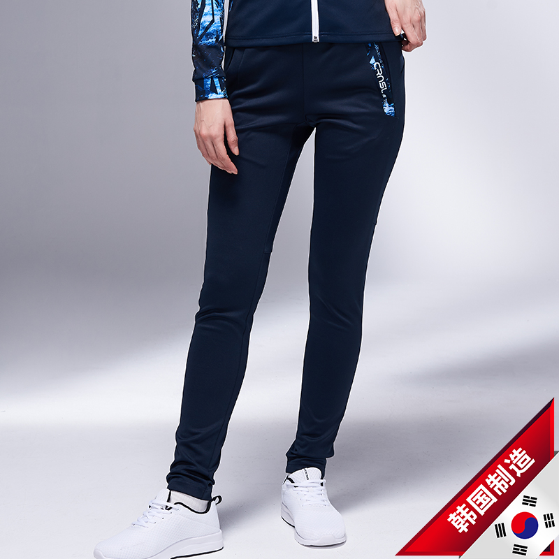 可莱安羽毛球服男韩国透气速干新款修身运动跑步春秋时尚女子长裤