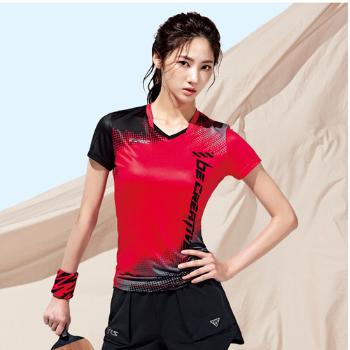 PGNC佩极酷羽毛球服女夏季新款韩国透气速干男短袖上衣情侣运动服