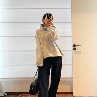 山阶【轻暖户外】日式加绒立领卫衣休闲调性上衣男女通用春秋冬