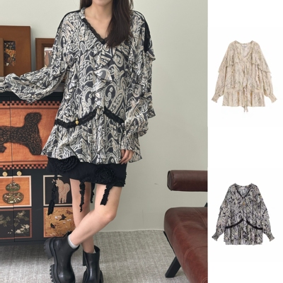 ICE DUST 官方授权 26SS 荷叶边衬衫