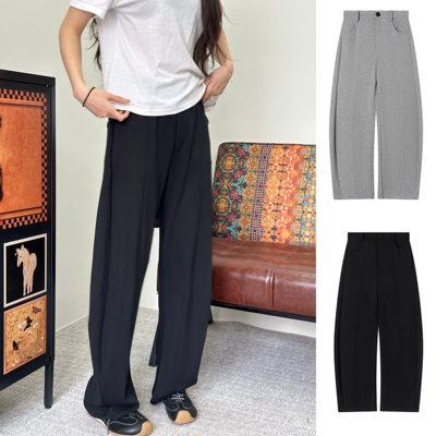 现货秒发 CAYLA 官方授权 26SS经典弯刀阔腿休闲莫代尔空气层长裤