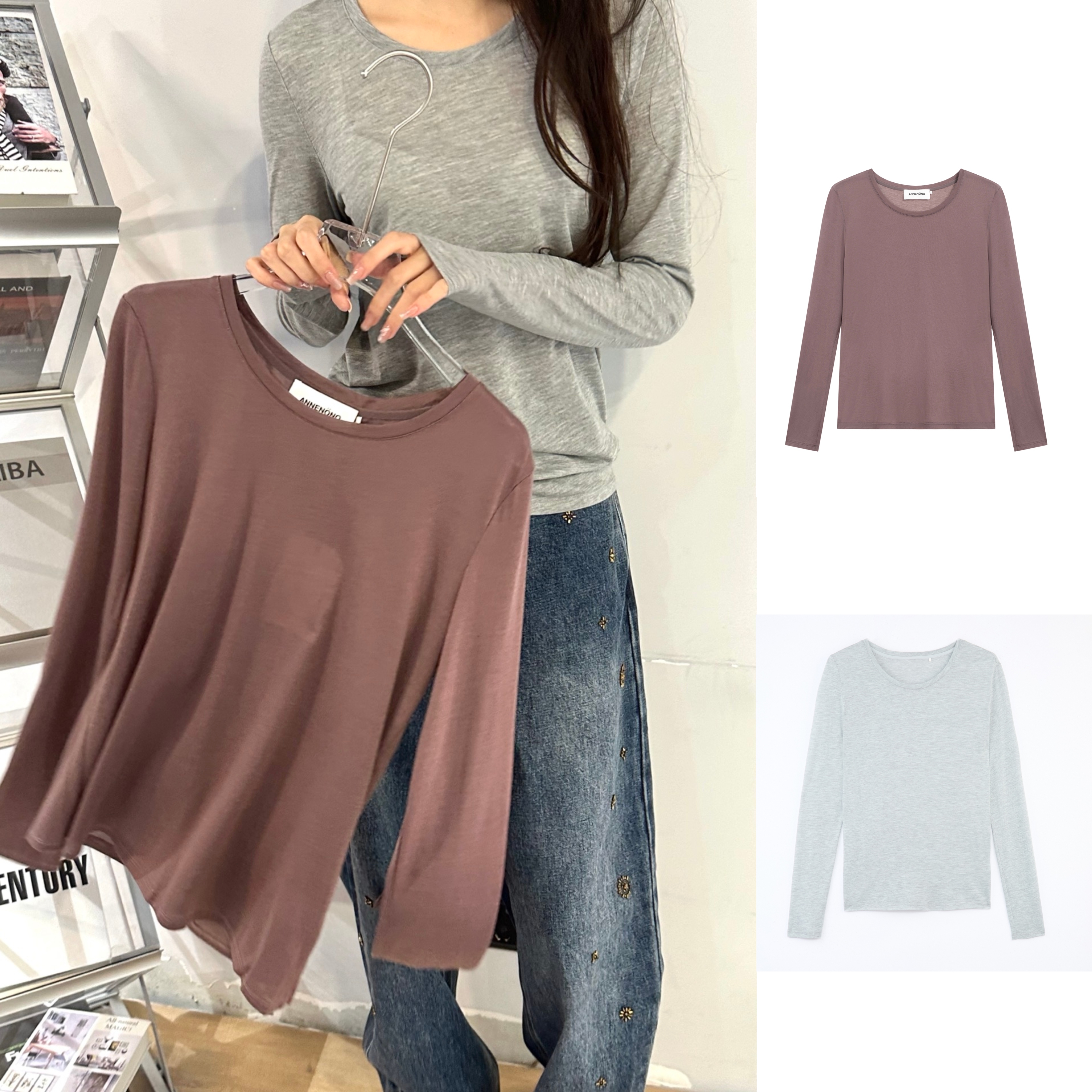 现货秒发 ANNENONO 官方授权 25AW圆领打底