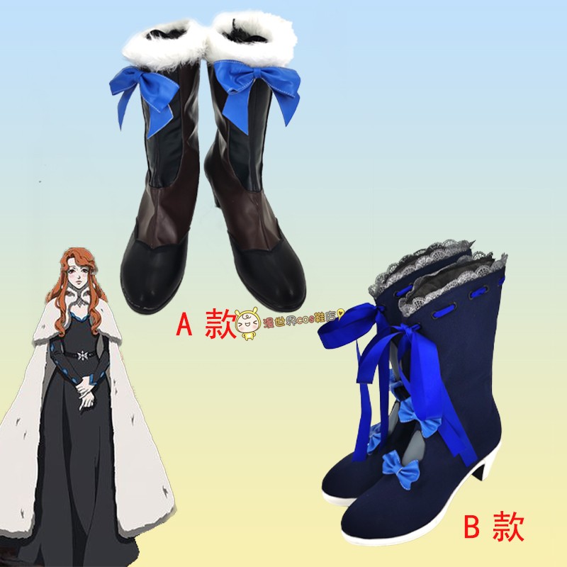 恶魔城Lenorecos鞋定制0323动漫游戏人物cosplay鞋子来图还原定做