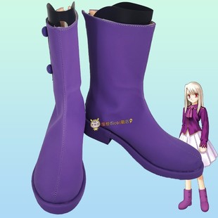 Fate/staynight伊莉雅斯菲尔cos鞋定做0363cosplay鞋来图还原定制