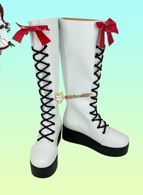 虚拟主播VSPO橘雏乃cos鞋定做动漫游戏人物角色扮演cosplay靴定制