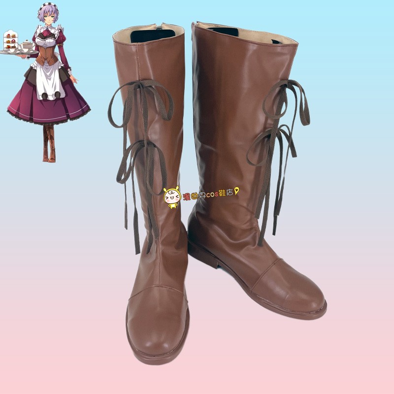 英雄传说闪之轨迹雪伦·克鲁格cos鞋定做3470cosplay表演鞋靴子