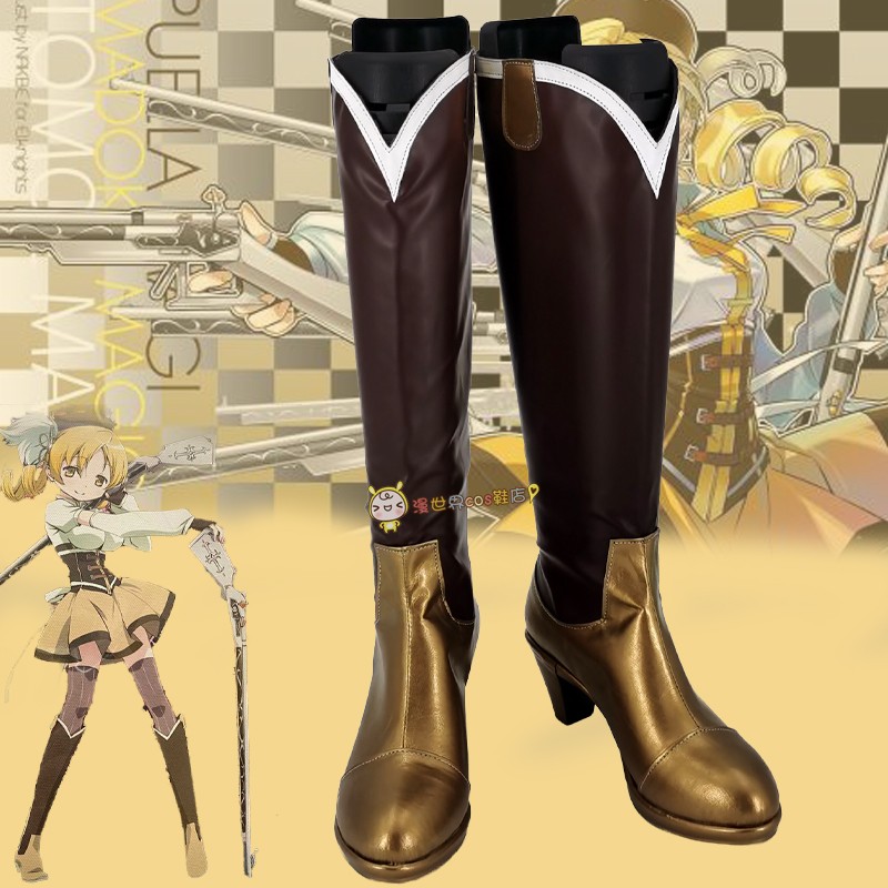 魔法少女小圆巴麻美动cosplay鞋