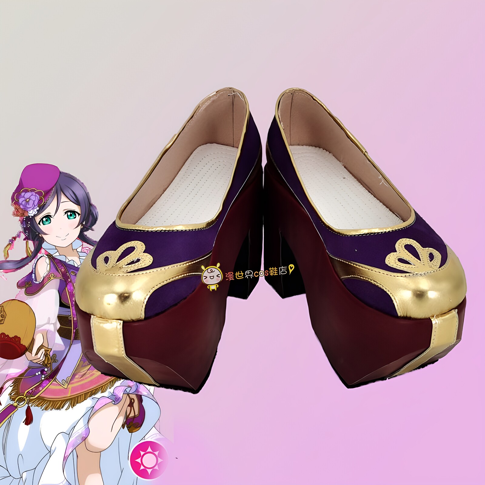 lovelive东条希福神觉醒cos鞋