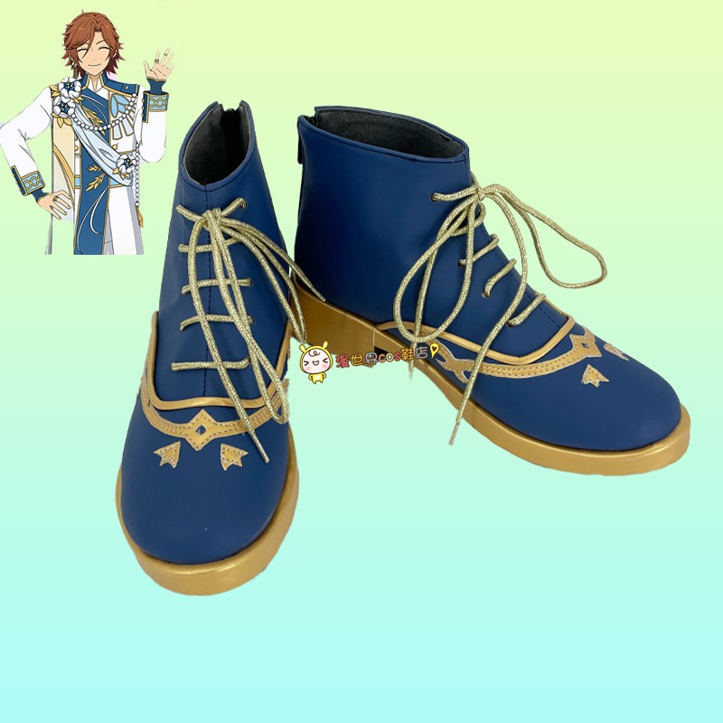 偶像梦幻祭三毛缟斑cos鞋定制