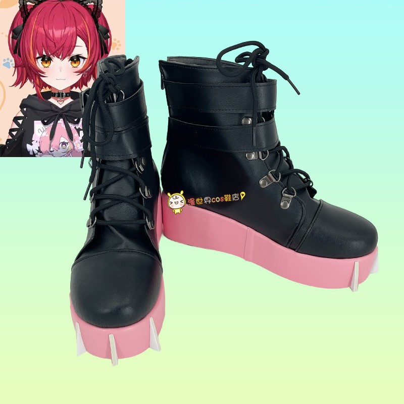 虚拟vtuber主播猫汰月奈cos鞋