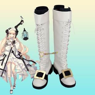 明日方舟夜莺cos鞋定制0050游戏人物Cosplay鞋子靴子来图还原定做