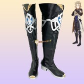 原神阿贝多cos鞋 定做0558动漫游戏人物角色扮演cosplay鞋 靴子定制