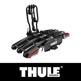 平台后拖式 EasyFold 辆自行车黑色 可装 载 自行车架 Thule