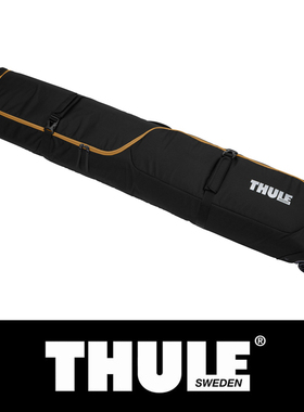 THULE 瑞典拓乐 双板包 雪橇包 雪板包 滑雪板包192cm 黑色带滚轮