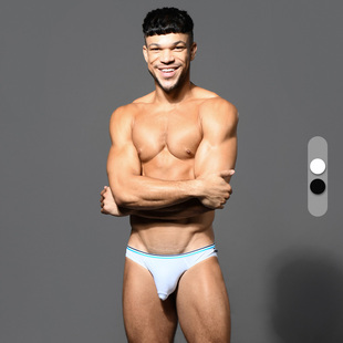 ANDREWCHRISTIAN 男士三角内裤网眼透气性感高弹U凸立体囊袋93314