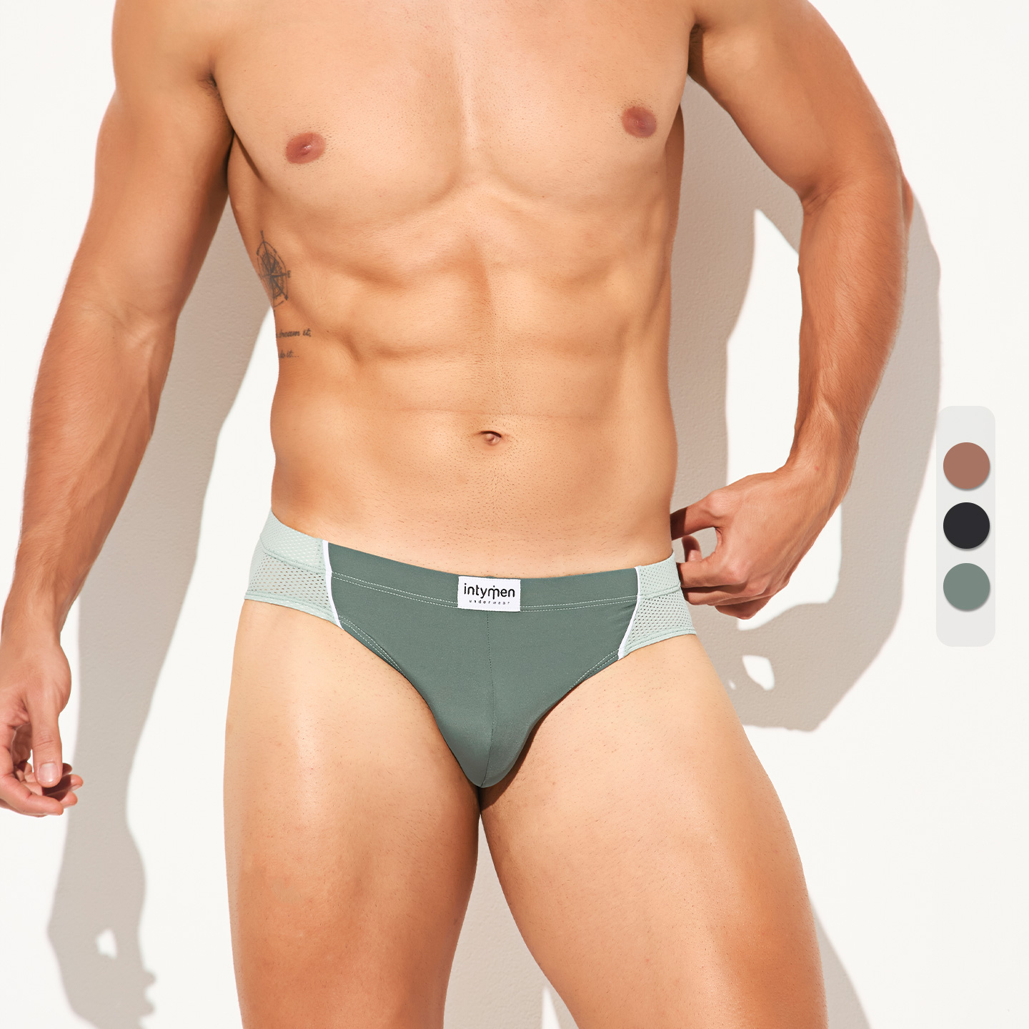 intymen男士三角内裤U凸囊袋高弹