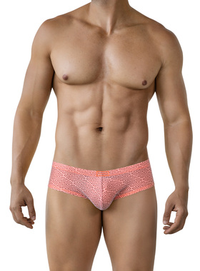 CleverModa 性感全双层纱网男士三角内裤高弹透气囊袋运动 2017