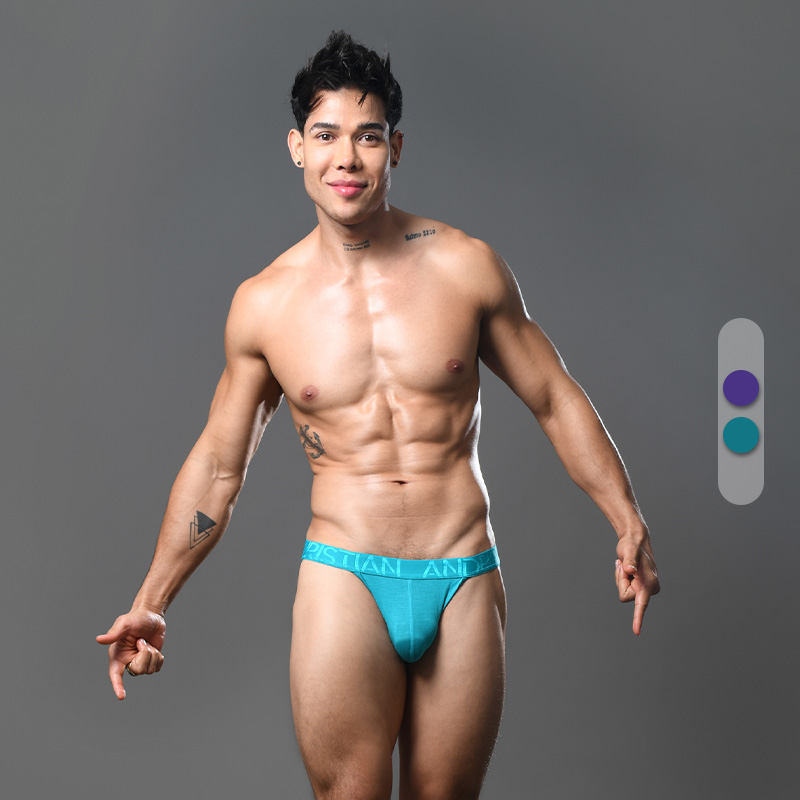 ANDREW CHRISTIAN 男士双丁内裤莫代尔性感轻薄U凸立体囊袋 93285