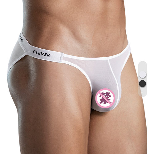 CleverModa男士三角内裤纱网透视