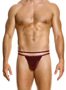 Modus Vivendi 男士丁字裤性感双线细绳窄边高弹低腰U凸囊袋26311