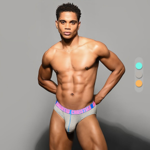 ANDREWCHRISTIAN 男士三角内裤性感U凸水滴囊袋棉透气低腰 93027