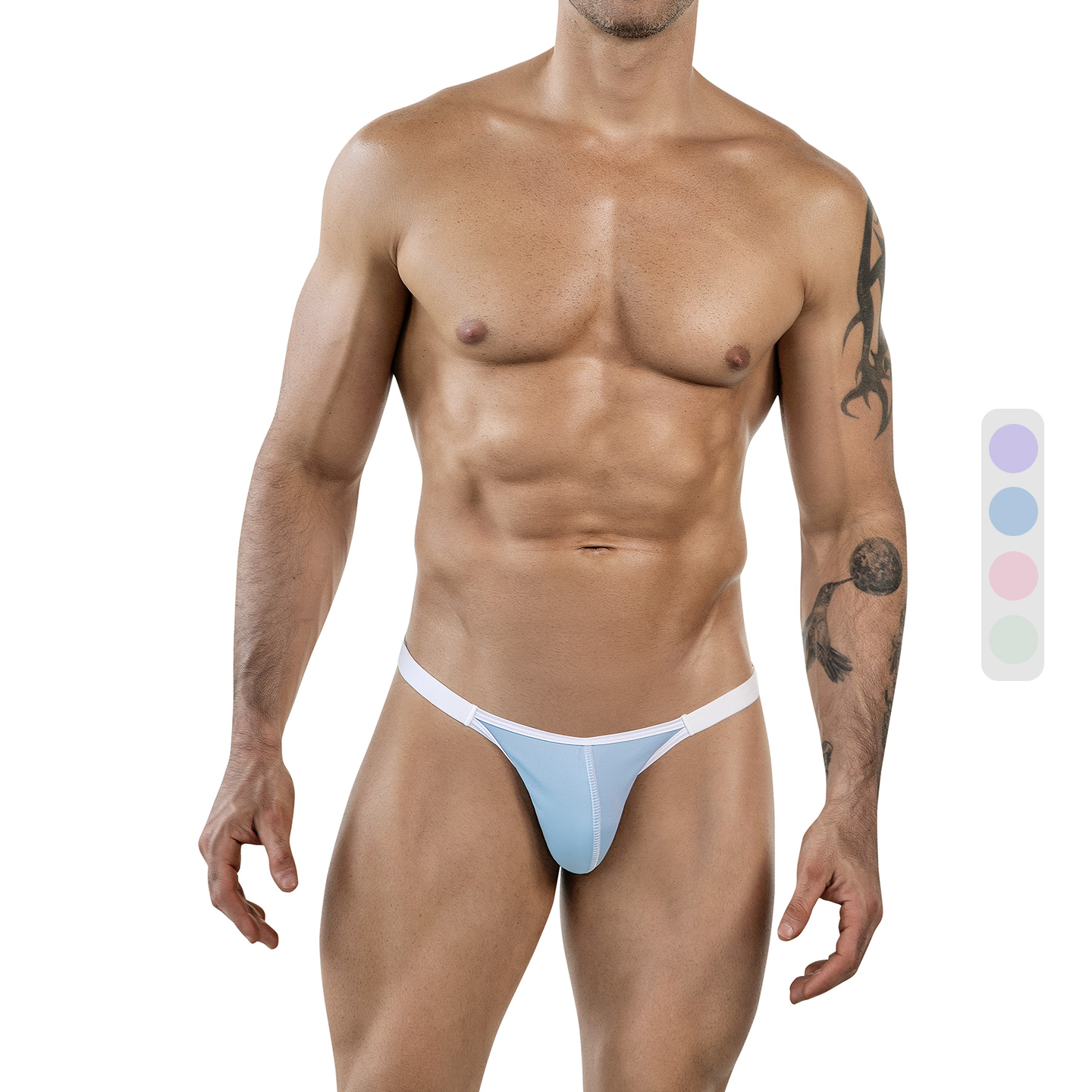 CleverModa窄边男士三角内裤高叉