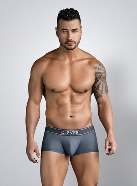 CleverModa 性感男士平角内裤高弹透气贴身U凸大囊袋打底舒适1751