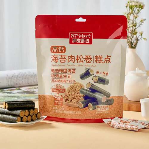 RT-Mart高钙海苔肉松卷104g