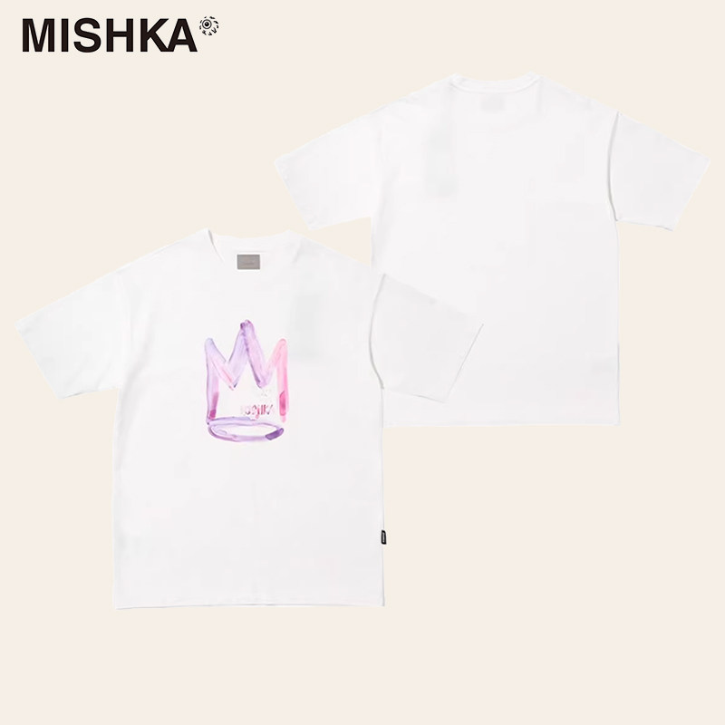 MISHKA短袖皇冠印花T恤图片
