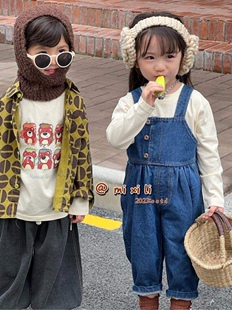 米汐里背带裤儿童牛仔